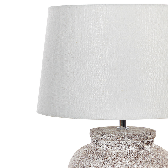 Beliani - MAREB - Tafellamp - Beige - Keramiek