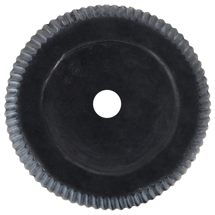 Beliani - EANTIO - Bloempot - 25 x 25 x 38 cm - Zwart - Kleivezels