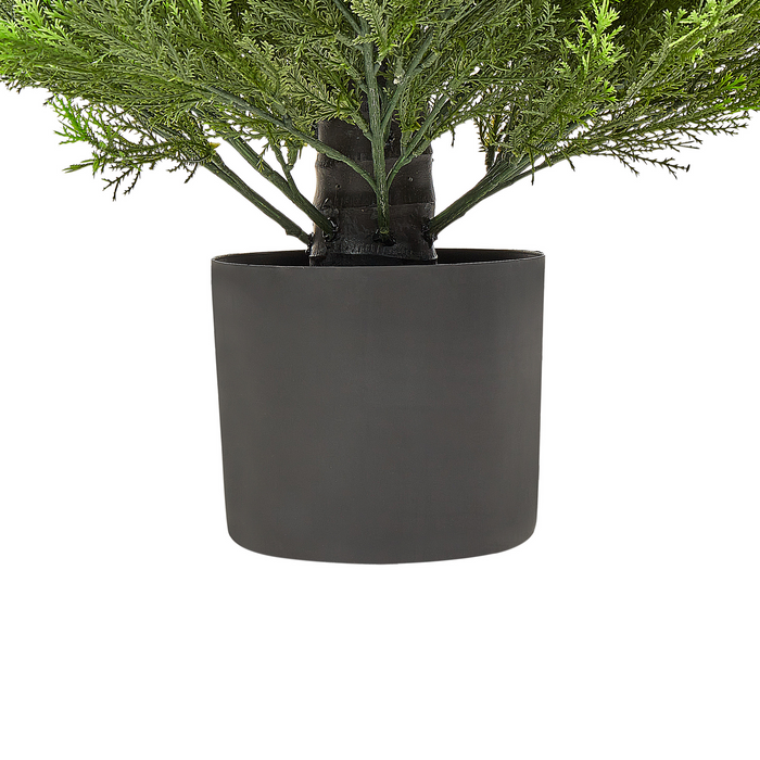 Beliani - CEDAR TREE - Kunstplant - Groen - 120 cm - Synthetisch