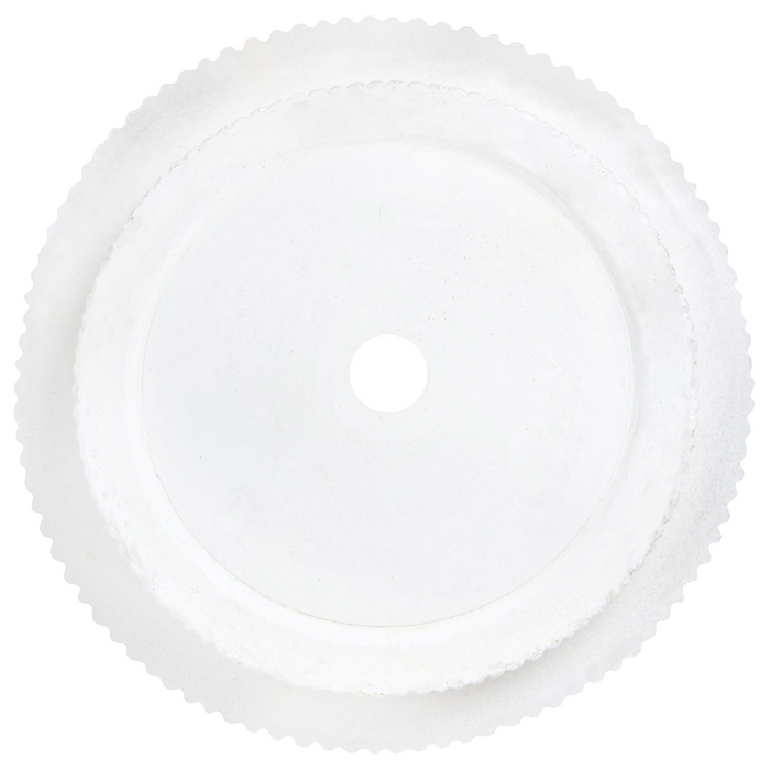 Beliani - DARIA - Bloempot - Gebroken wit - 30 cm - Kleivezels