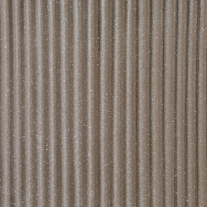 Beliani - DARIA - Bloempot - Taupe - 30 cm - Kleivezels