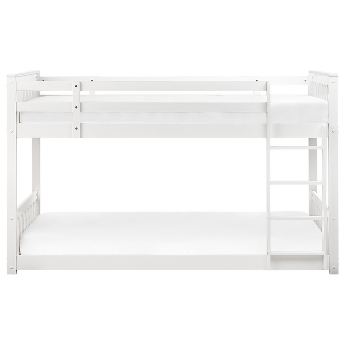 Beliani - LAZER - Kinderbed - Wit - 90 x 200 cm - Hout