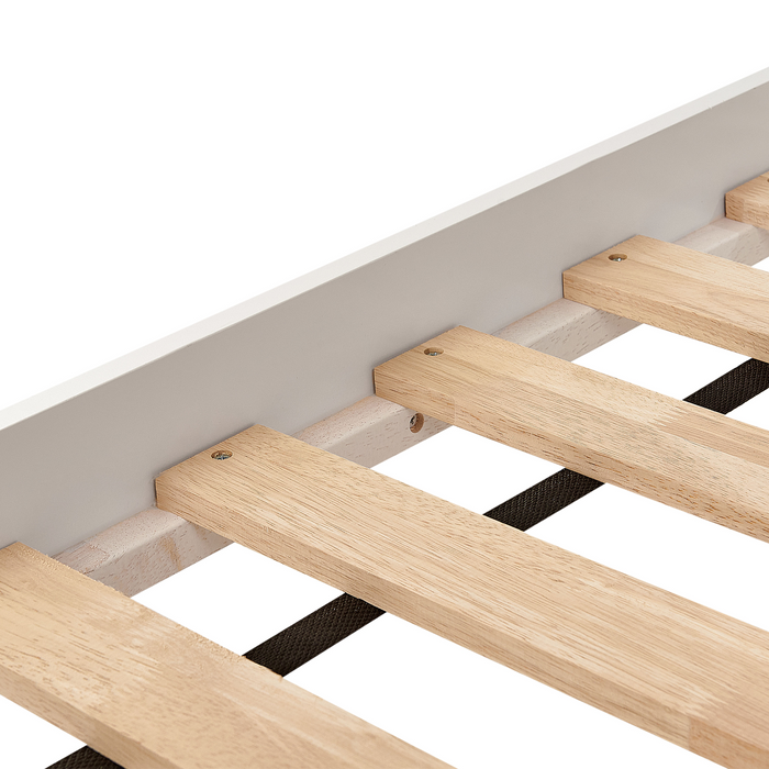 Beliani - LAZER - Kinderbed - Wit - 90 x 200 cm - Hout