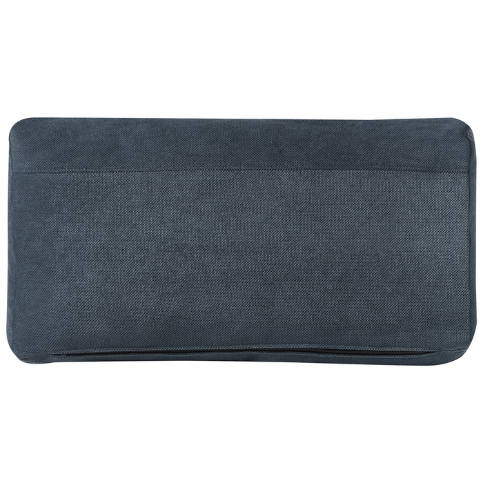 Beliani - NIVALA - Driezitsbank - Donkerblauw - Polyester