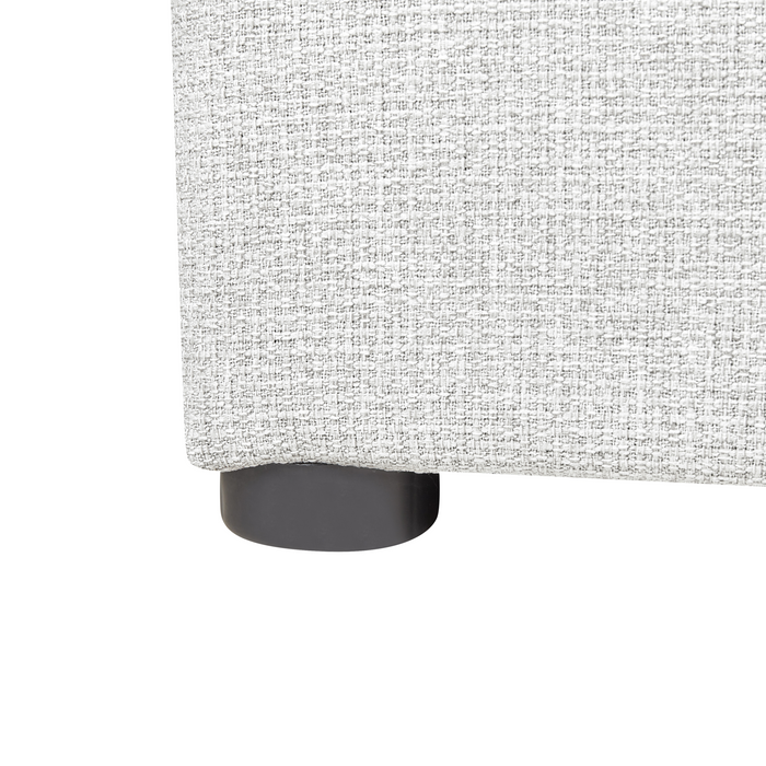 Beliani-DINAN-Eenpersoonsbed-Lichtgrijs-90 x 200 cm-Polyester