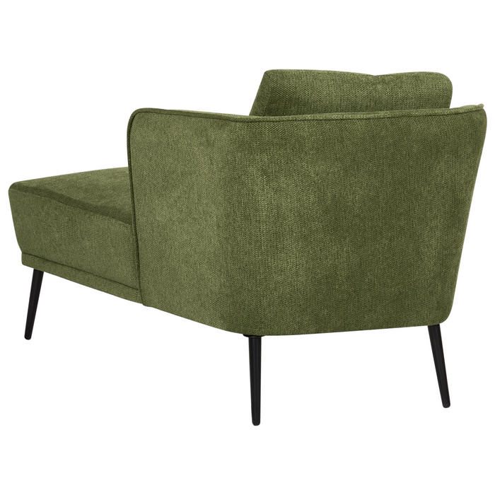 Beliani-ARTHEZE-Chaise longue-Donkergroen-Linkszijdig-Polyester