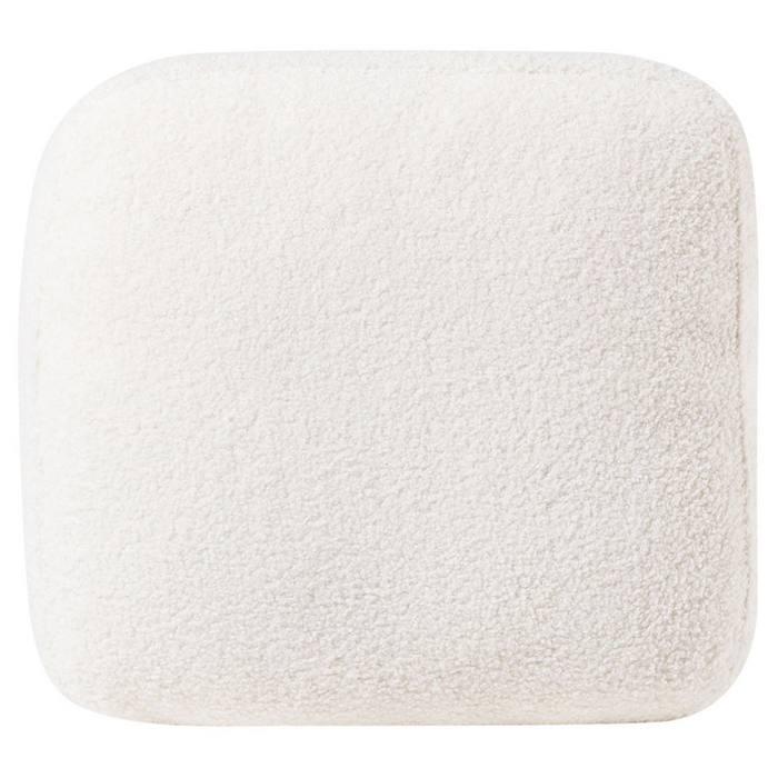 Beliani - OSLO - Hoekbank - Wit - Rechterzijde - Bouclé