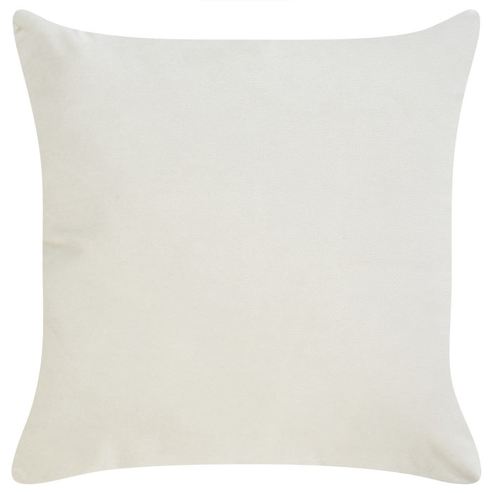 Beliani-CHAUMONT-Chaise longue-Off-white-Rechtszijdig-Fluweel