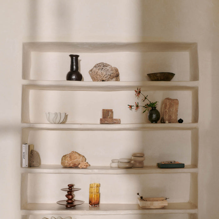 ferm LIVING Nium Schaal L - Off-White