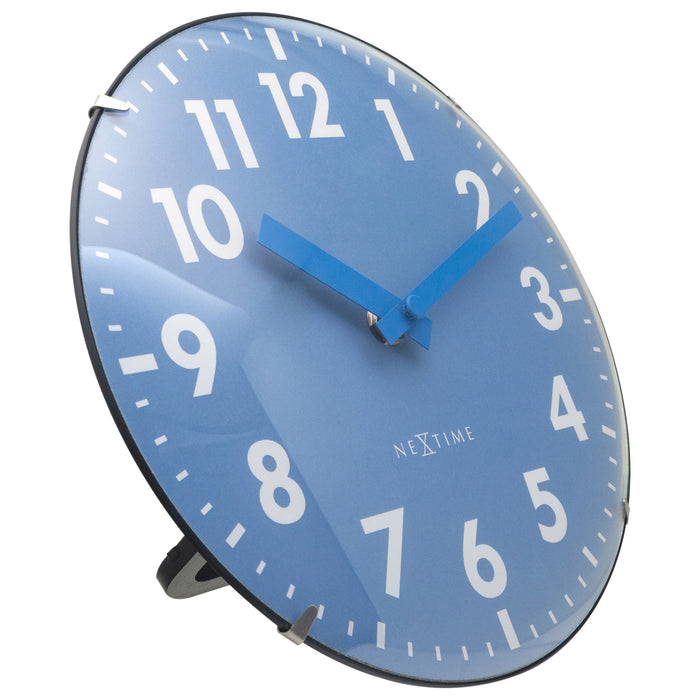 NeXtime - Tafel|Wandklok 20cm-Koepelvormig Glas