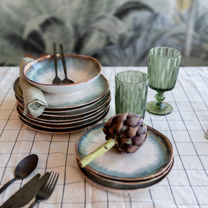 Kare Design Fogli Wijinglazen groen 6st