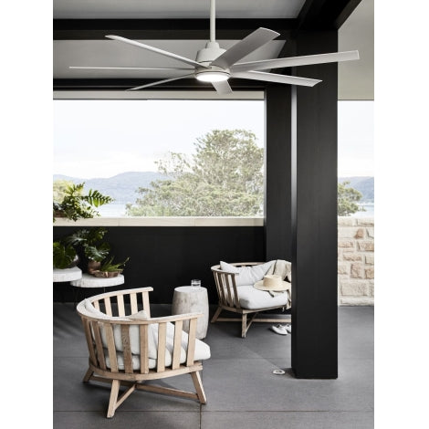 Lucci Air Plafondventilator Atlanta II Wit XL Ø 183cm 12W Led Incl