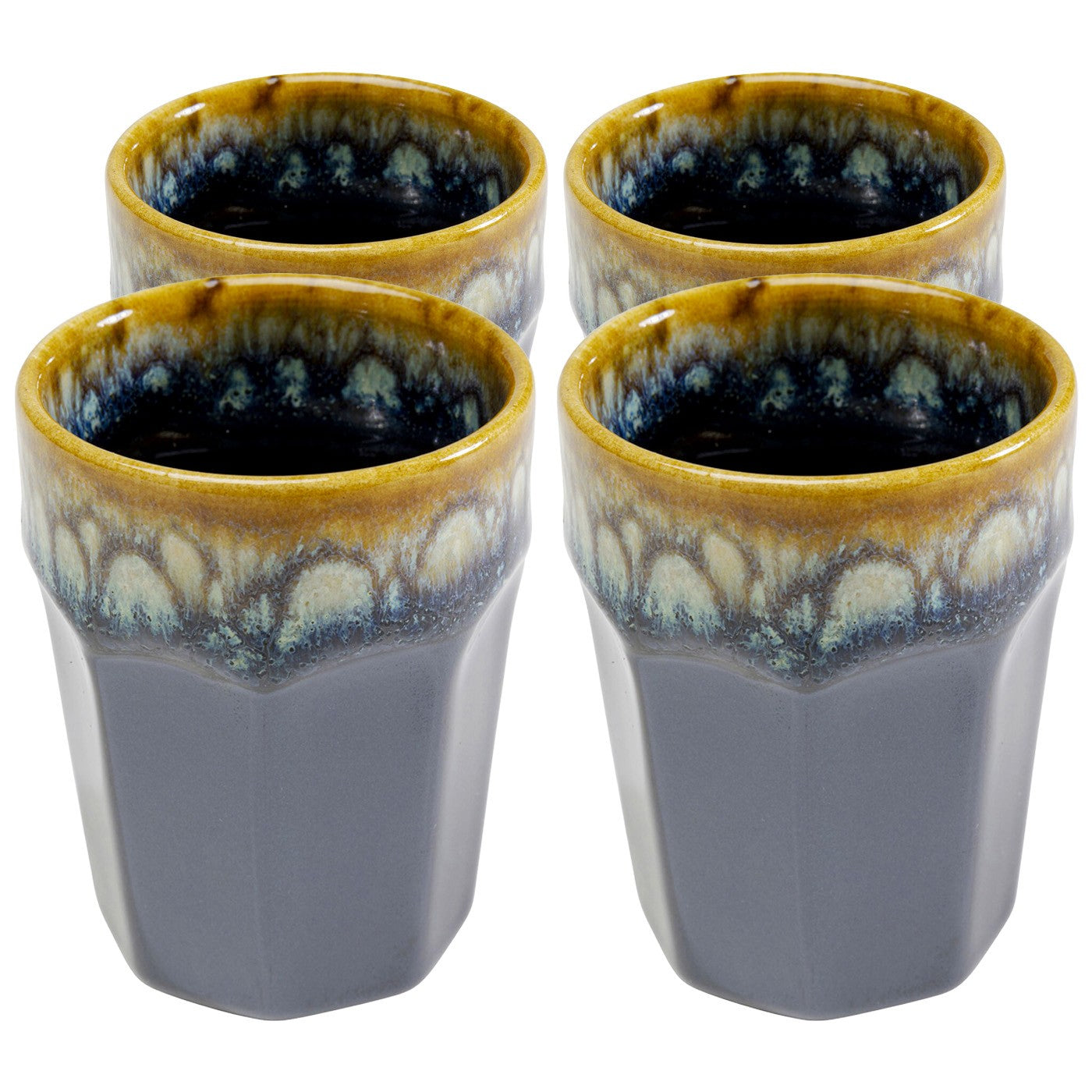 Kare Design Lio Espressokopje blauw 4st