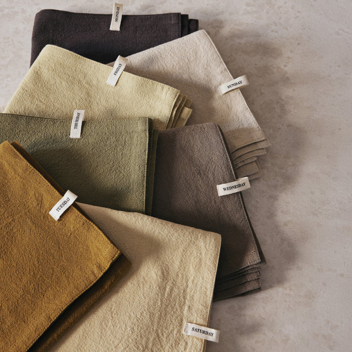 Ferm Living Day Theedoek - Set van 7