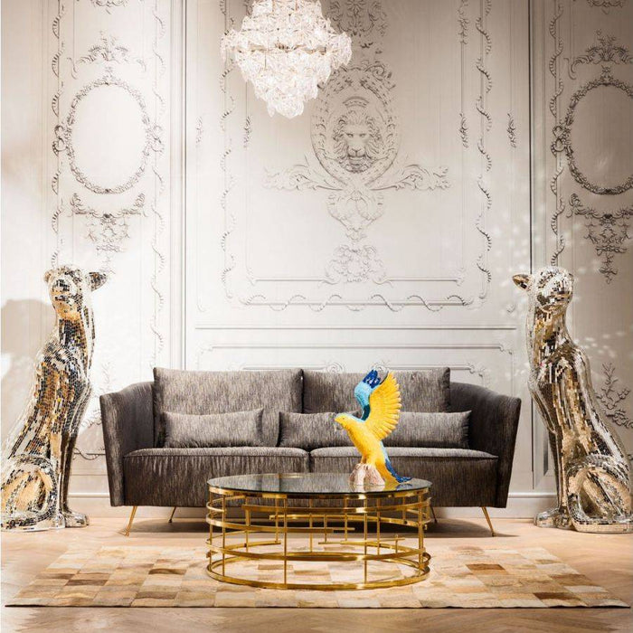 Kare Design Jupiter Salontafel - Glas|Goudkleurig Metaal