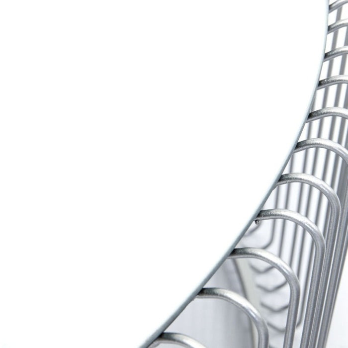 Kare Design Wire Salontafel - Set Van 2 - Zilver Met Glas