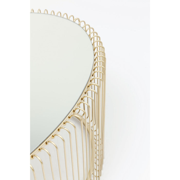 Salontafel Wire Uno Messing 60x90cm Kare Design