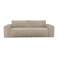Express slaapbank dunlopillo beige gedessineerd fluweel 160cm