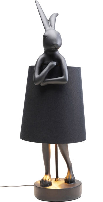 Kare Design Animal Rabbit Tafellamp 68 Cm - Mat Zwart