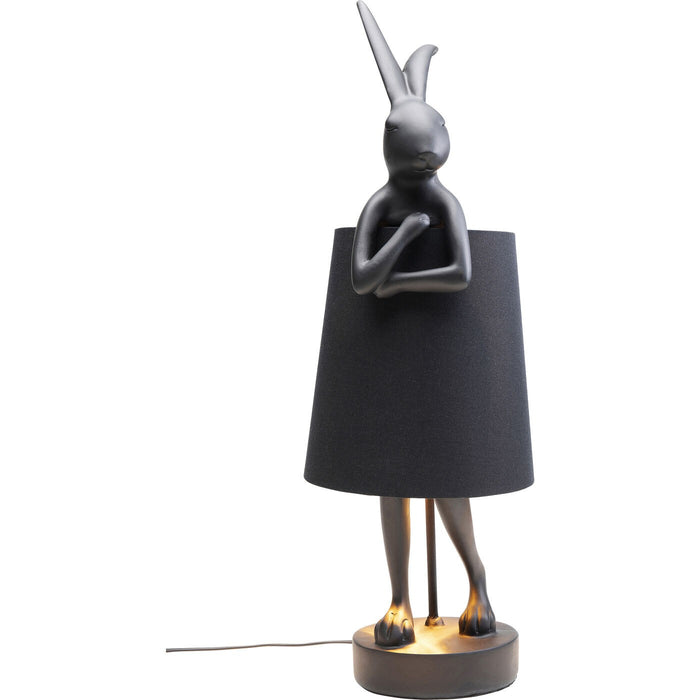 Kare Design Animal Rabbit Tafellamp 68 Cm - Mat Zwart