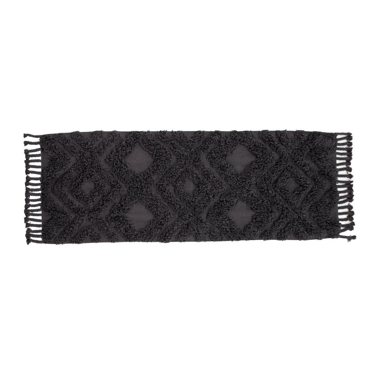 Svea - Dario vloerkleed - 70 x 200 cm - donkergrijs