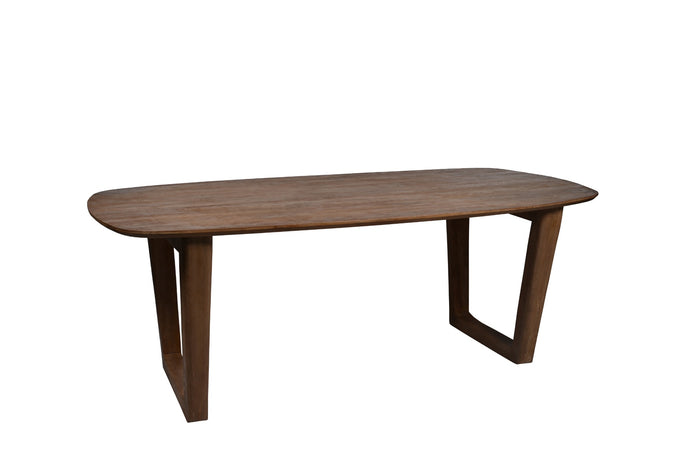 Livingfurn - Eetkamertafel Cortez - Bruin - Mangohout - 200 cm