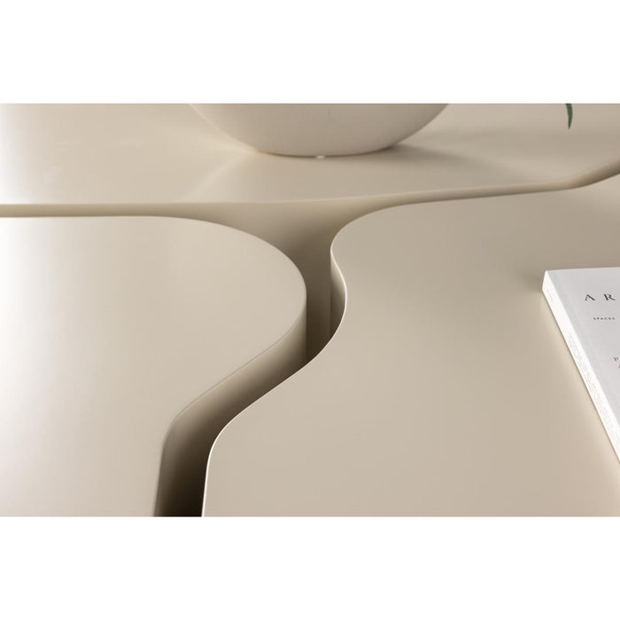 Svea - Flora organische salontafels - set van 3 - beige