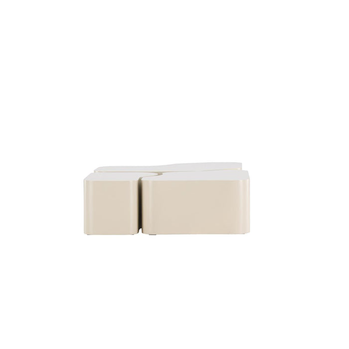 Svea - Flora organische salontafels - set van 3 - beige