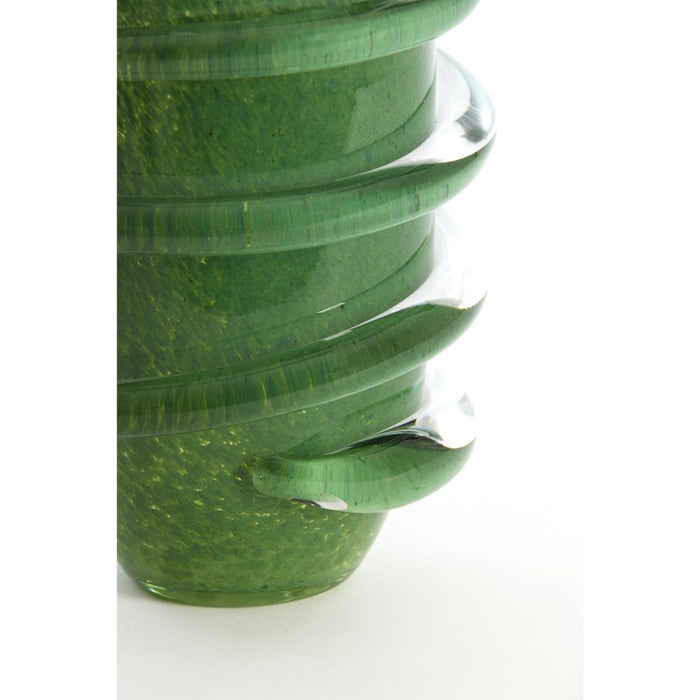 Light & Living Light&living Vaas Ø16,5x25 cm ODATE glas groen