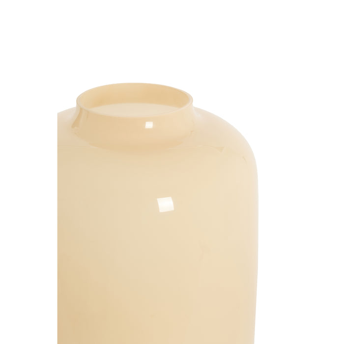 Light & Living Light&living Vaas Ø34x50 cm KOBALA glas crème