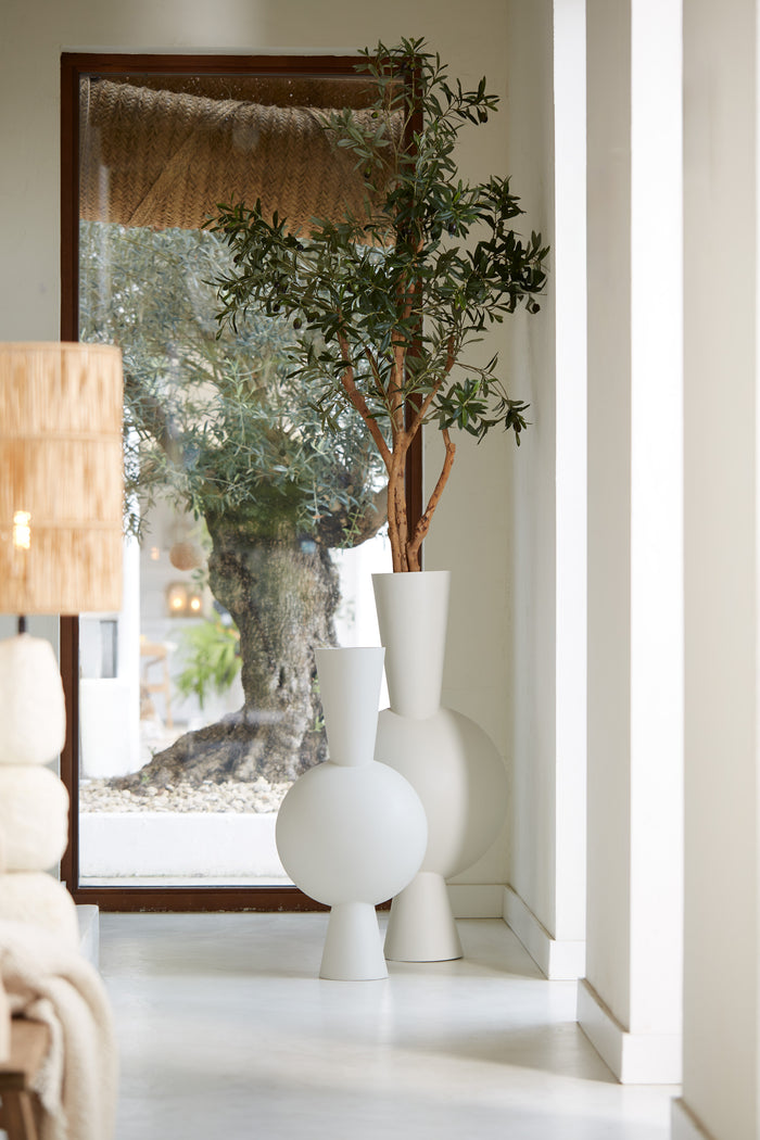 Light & Living Light&living Vaas deco 37,5x22x81 cm KAVANDU crème