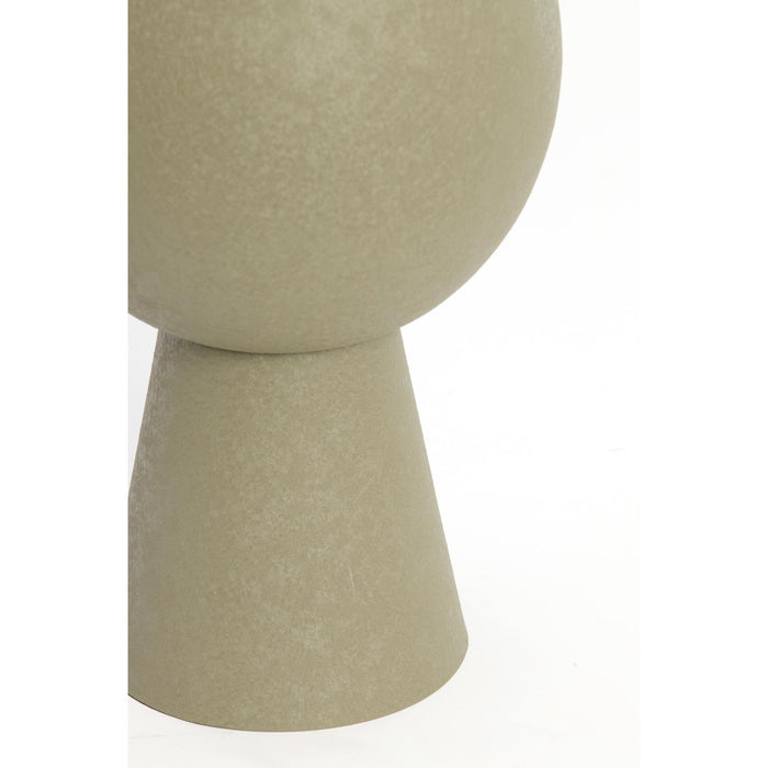 Light & Living Light&living Vaas deco Ø25x60 cm CHEDI mat olijf groen