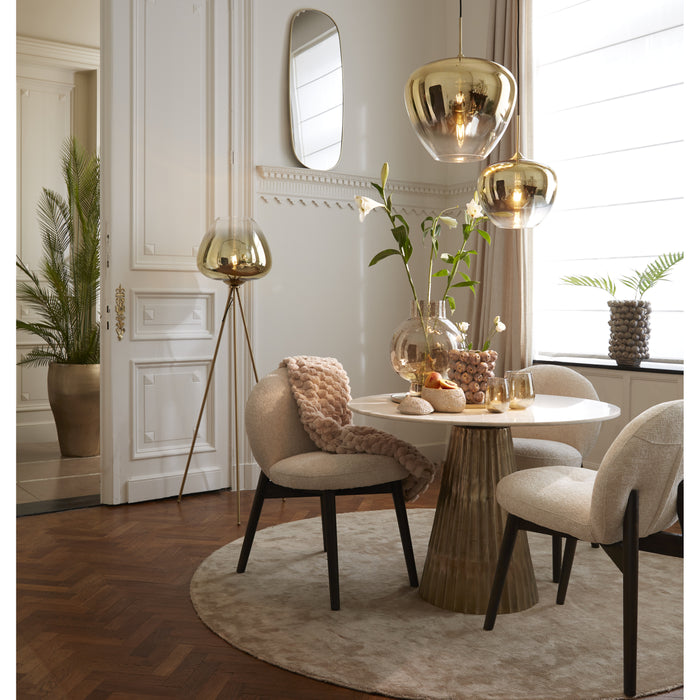 Light&living Vaas deco 24,5x18,5x37,5 cm NITALI keramiek zand