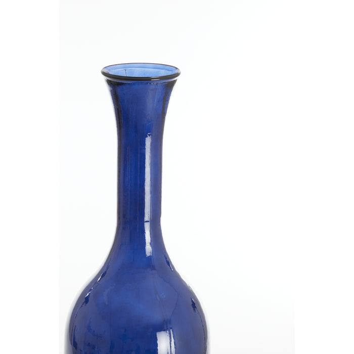 Light & Living Light&living Vaas Ø30x100 cm IMANO glas glans blauw