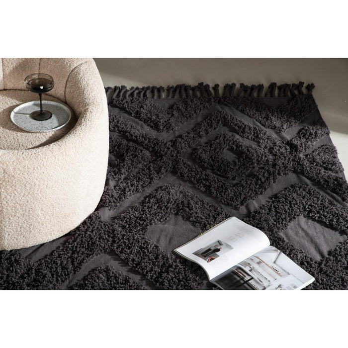 Svea - Matteo vloerkleed - 200 x 300 cm - donkergrijs