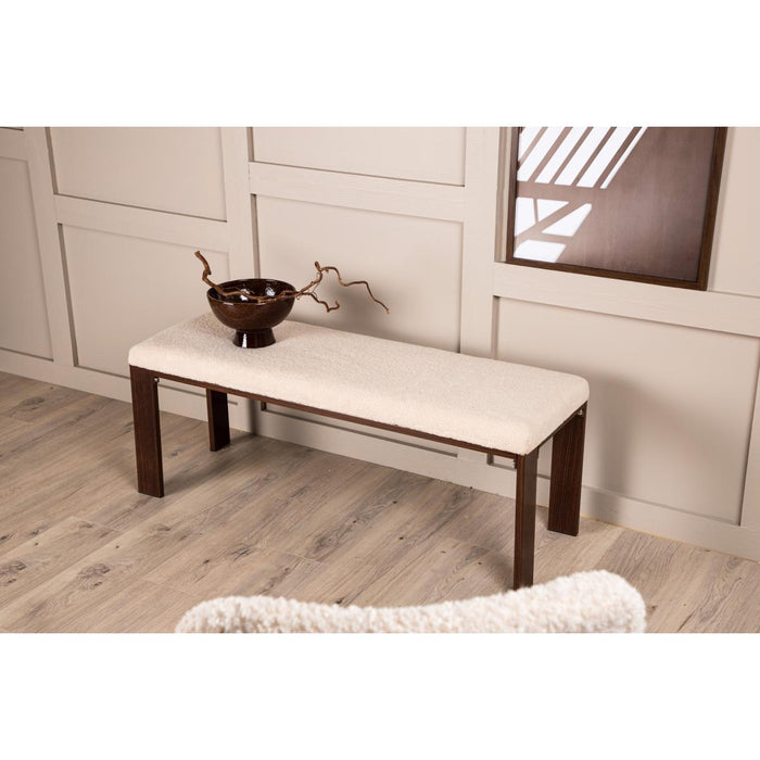 Svea - Noemi eetkamerbank - teddy - 120 cm