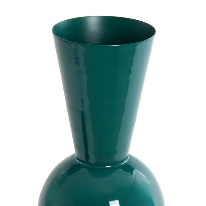 Light&living Vaas deco Ø30x75 cm CHEDI glans donker groen