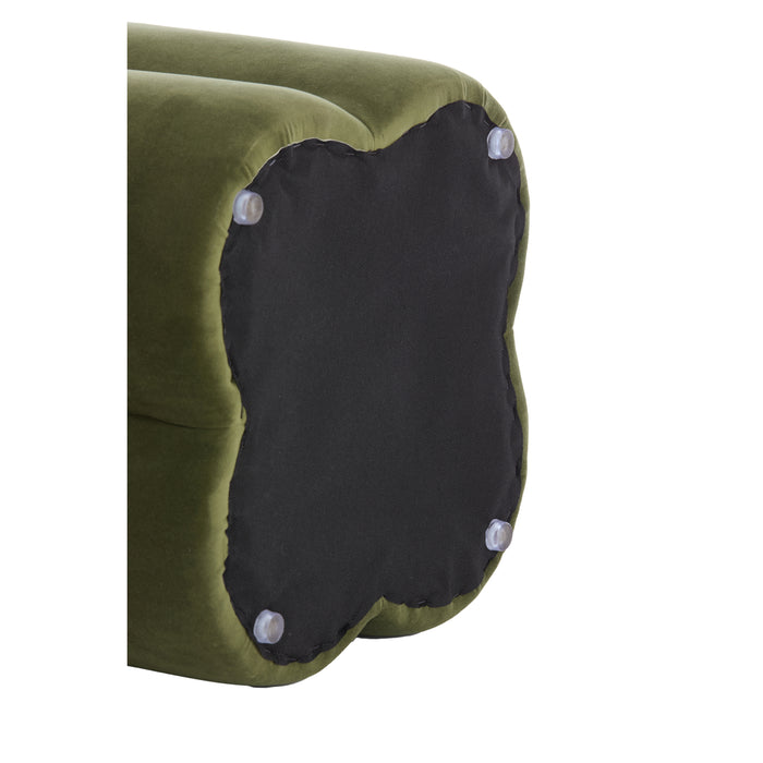 Light & Living Light&living Poef 38x38x45 cm NALANI olijf groen