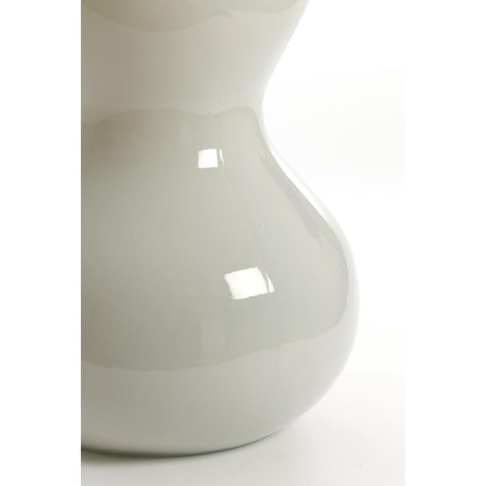 Light&living Vaas Ø33x100 cm VENERIO glas melk licht beige