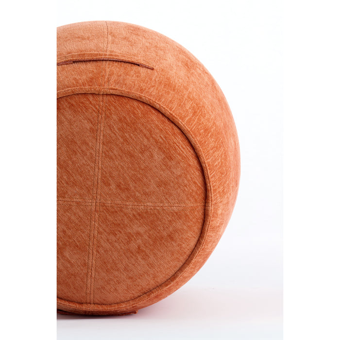 Light & Living Light&living Poef Ø50x40 cm SIBIU oranje