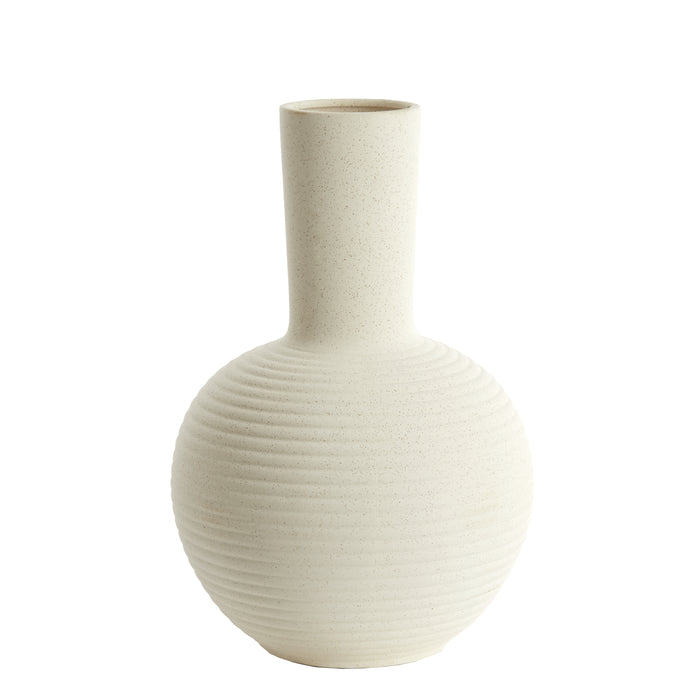 Light&living Vaas deco Ø34x52 cm ULLOA keramiek mat crème