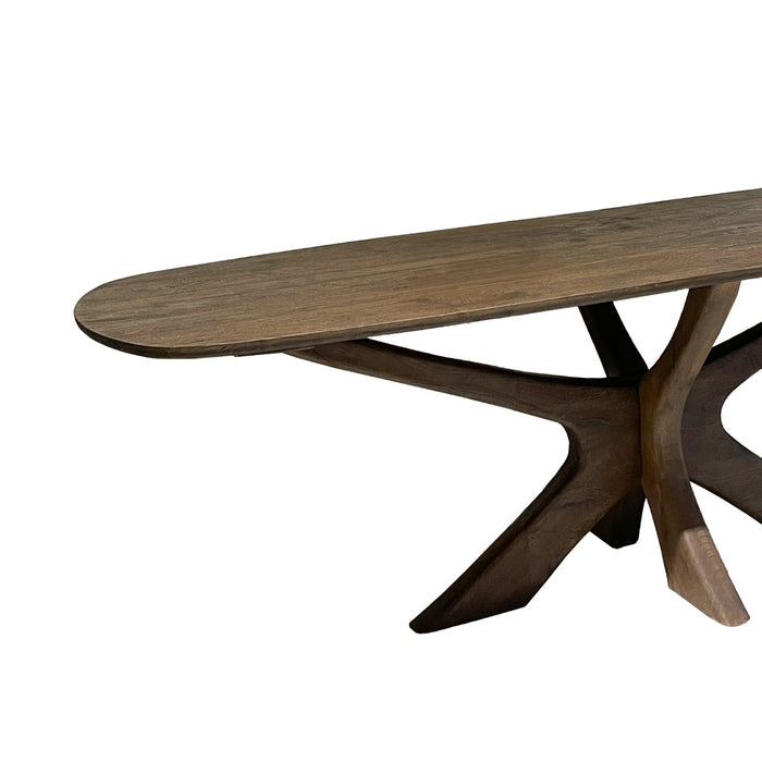 Brix - Eetkamertafel Montreaux - Bruin - Mangohout - 220 cm