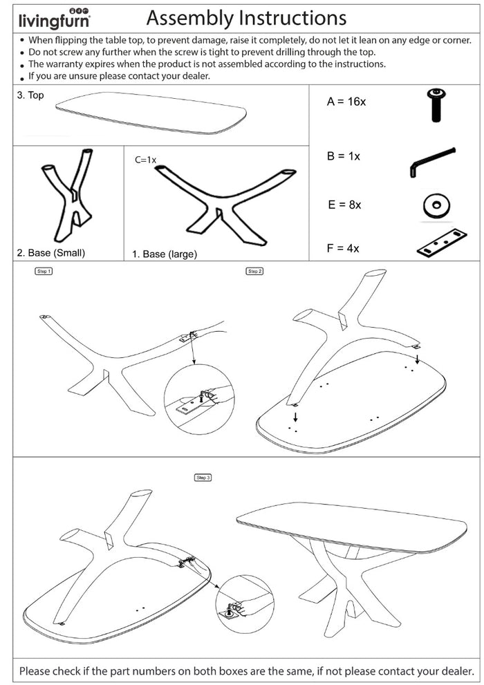 Brix - Eetkamertafel Montreaux - Bruin - Mangohout - 220 cm
