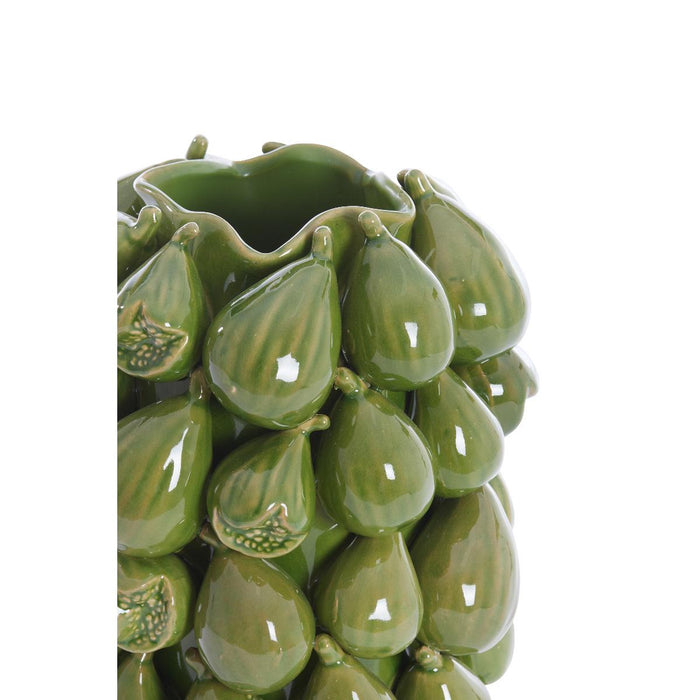 Light&living Vaas deco 23,5x23x32,5 cm NATALIA keramiek donker groen