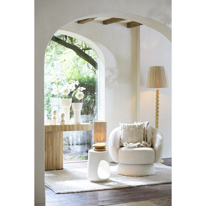 Light & Living Light&living Stoel 92x82x77 cm AVORIA bouclé crème