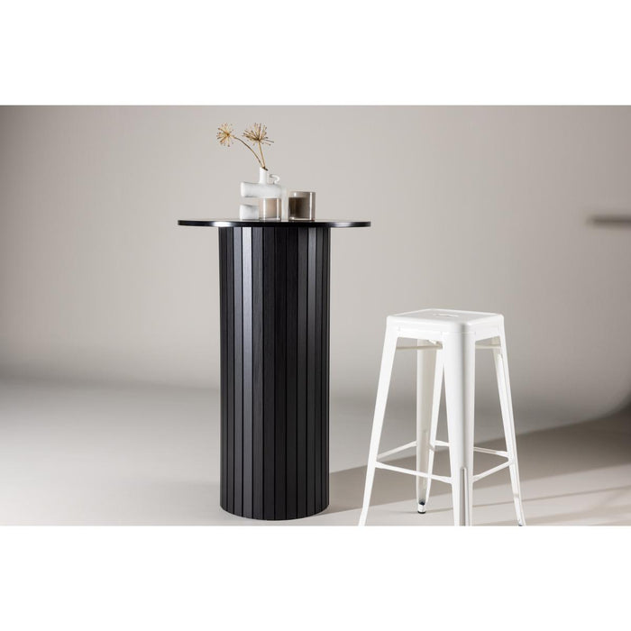 Svea - Niko ronde bartafel - ø70 cm - zwart